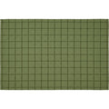 Pndwx Rectangular Cotton-Linen Windowpane Tablecloth Moss 140 x 220 cm - Product view