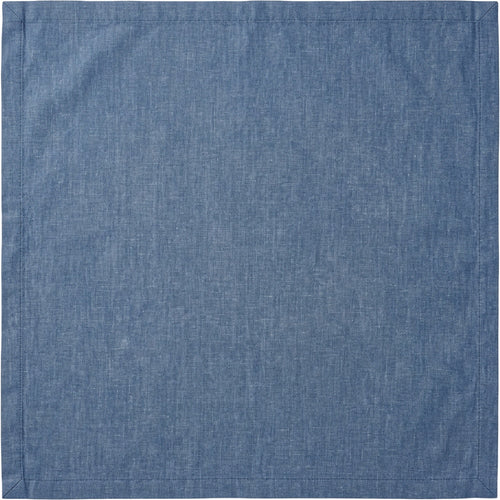 Pndwx Square Cotton Chambray Tablecloth Indigo 150 cm - Product view